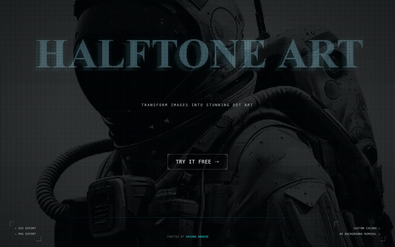 Halftone art
